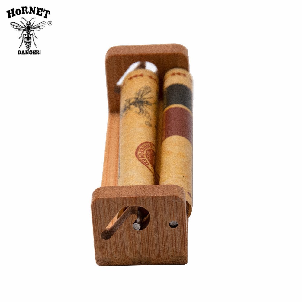 hornet 78mm bamboo cigarette rolling machine manual cigarette accessories rolling - 图片 2