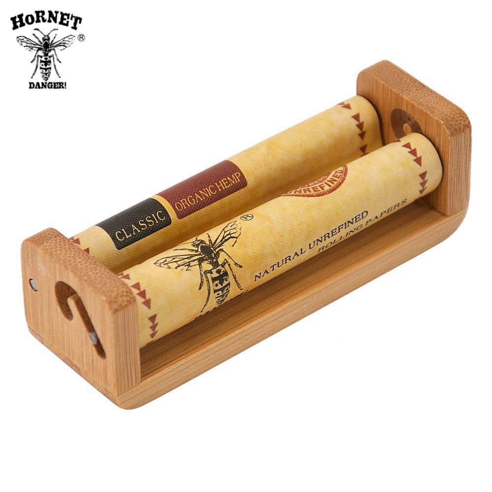 hornet 78mm bamboo cigarette rolling machine manual cigarette accessories rolling - 图片 3