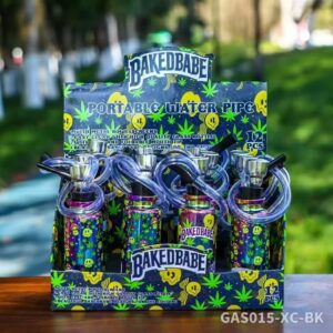 Colorful glass water pipe, display box packaging, wholesale available
