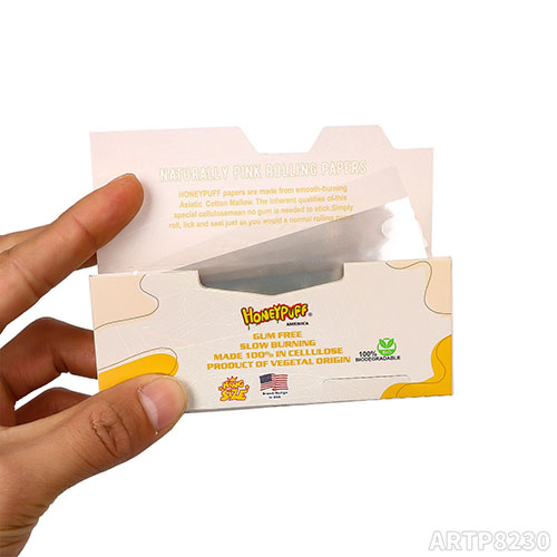 Factory direct sales HONEYPUFF brand series 110mm fiber roll paper display box packaging - 图片 4